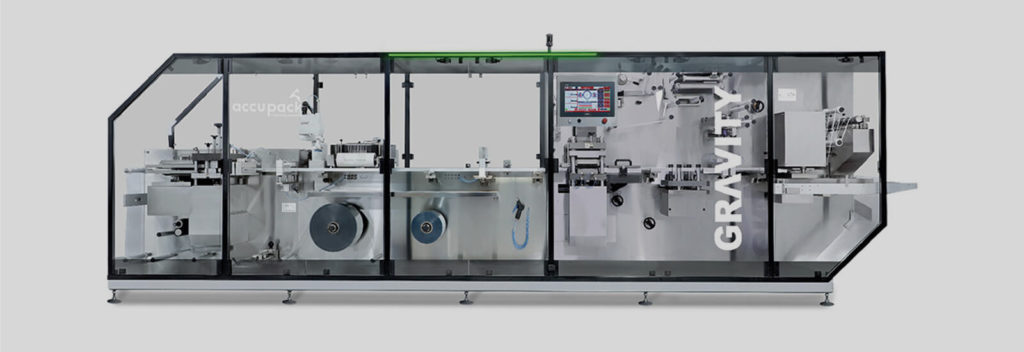 High-speed Gravity blister packaging machine with double lane output